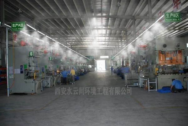  夏天噴霧降溫在鐵皮房廠房、車間降溫的優(yōu)勢