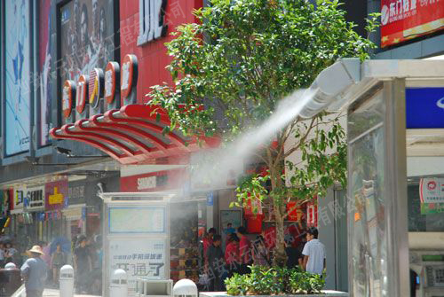 步行街、商業(yè)門頭噴霧降溫